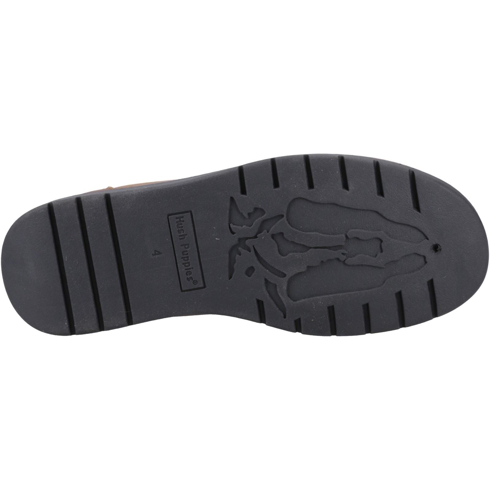 Hush Puppies Leonie Bottes Chelsea Plates Pour Femmes En Cuir Marron