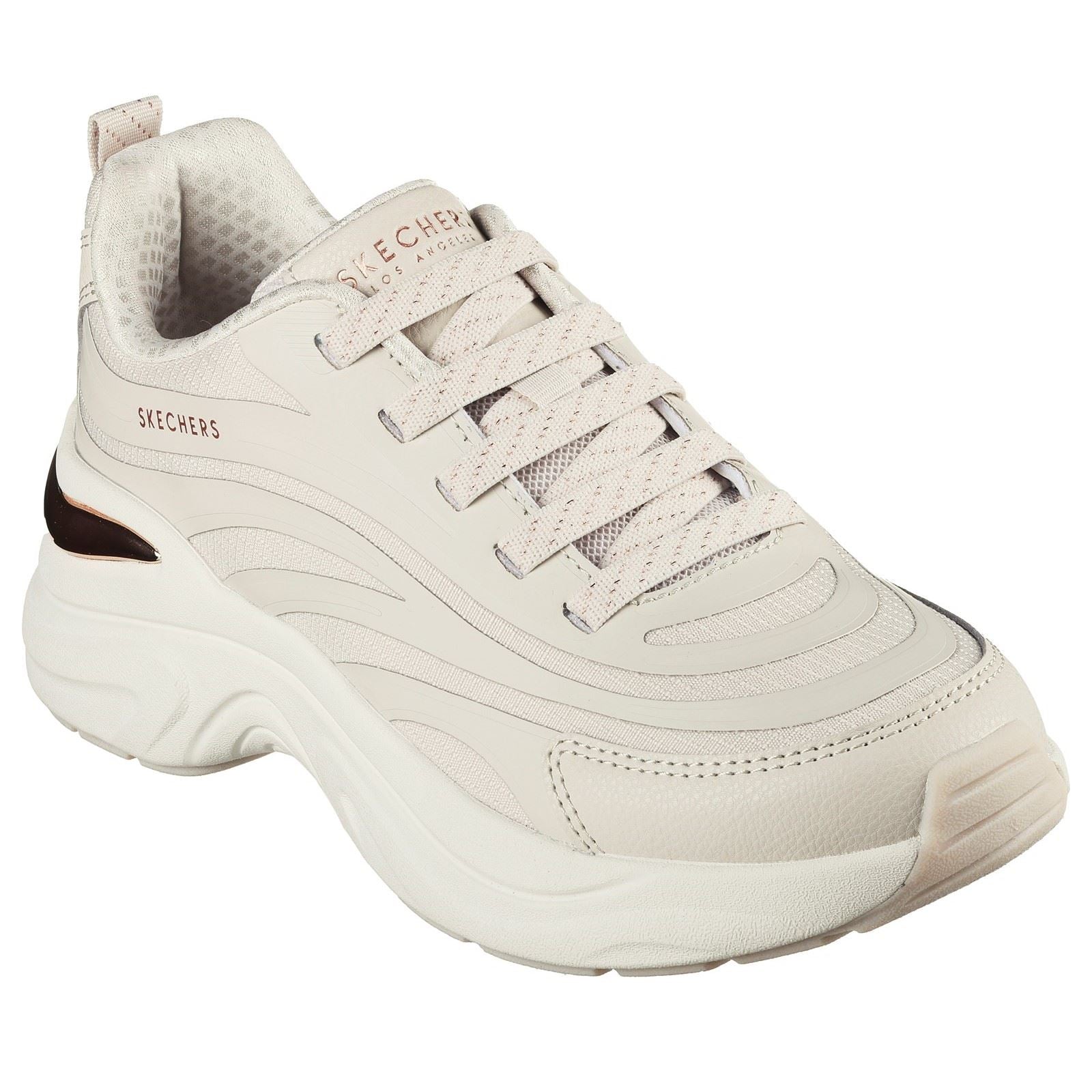 Skechers Hazel Step N Flow Baskets Naturelles Pour Femmes En Synthétique