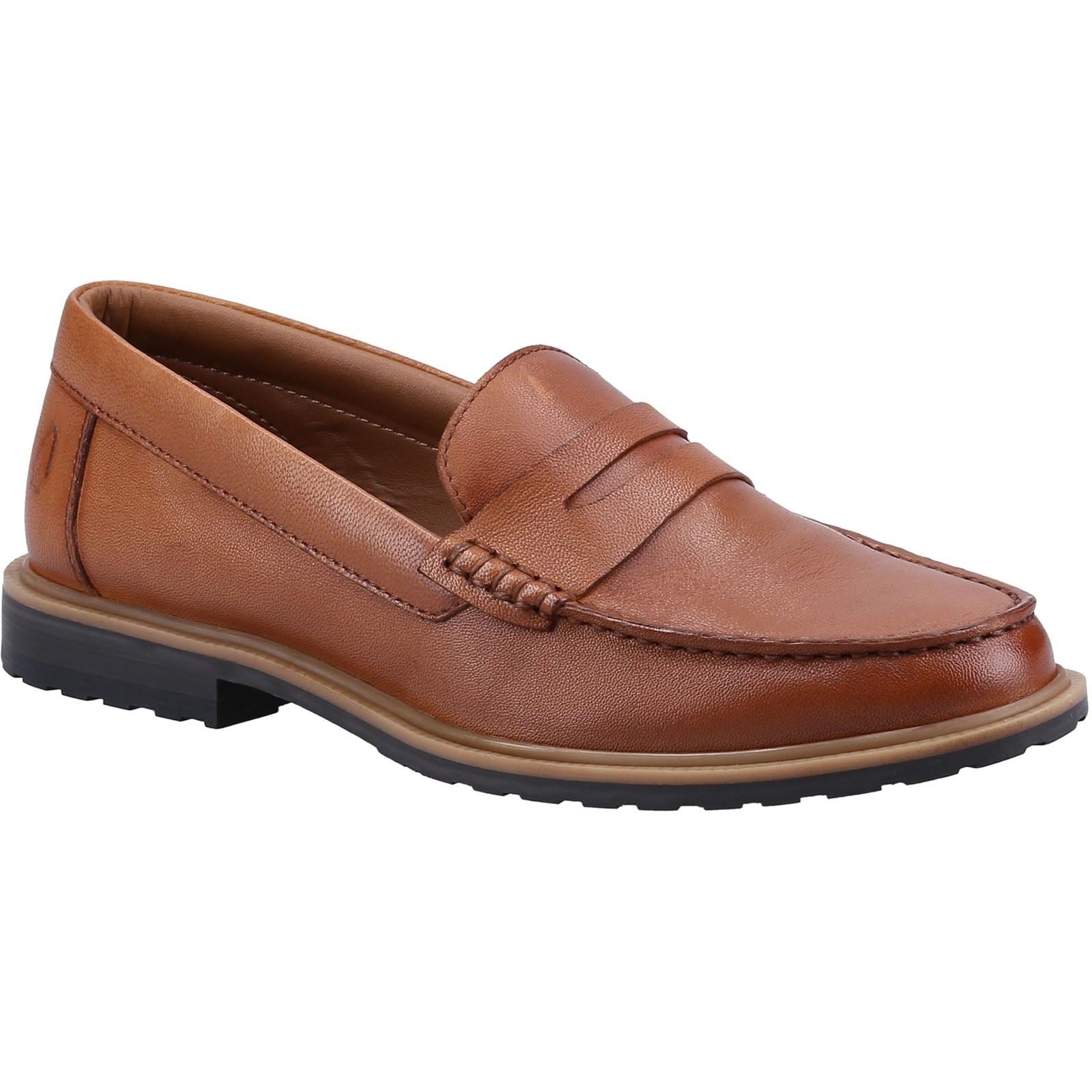 Hush Puppies Verity Slip On Mocassins En Cuir Pour Femmes, Couleur Fauve