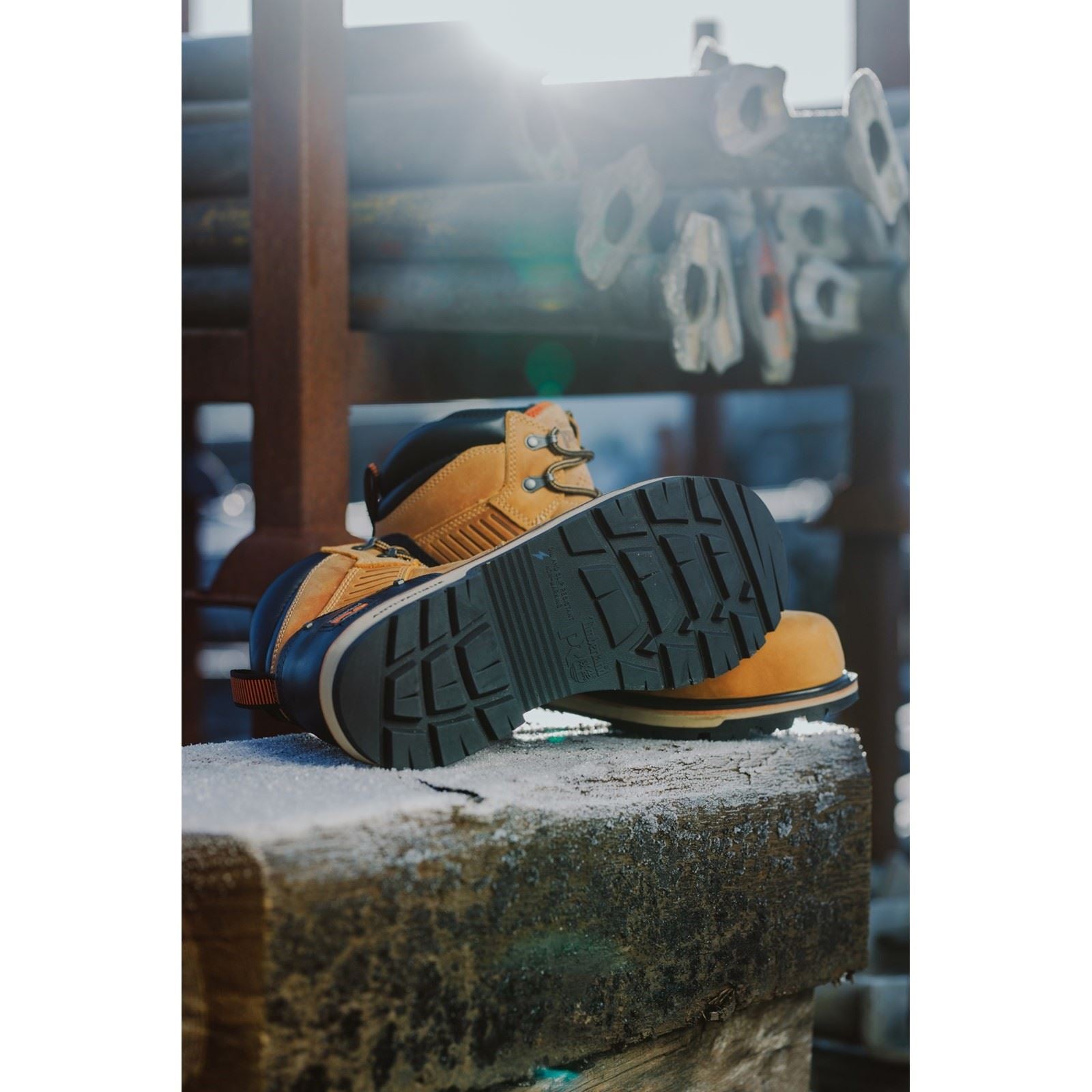 Timberland Pro  Bottes De Sécurité Ballast En Cuir Honey