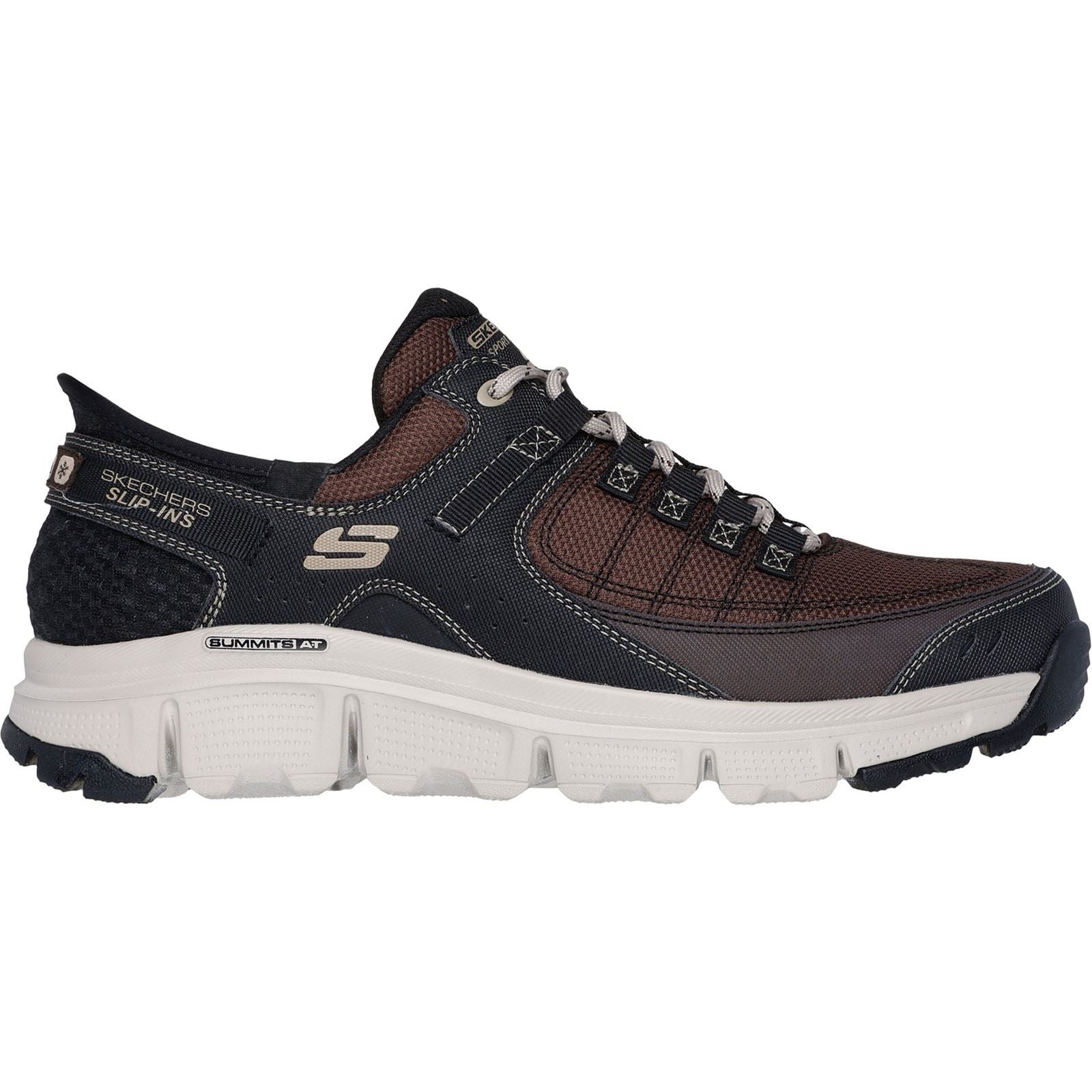 Skechers Summits AT Bottes De Randonnée Synthétiques Pour Hommes Marron/Taupe