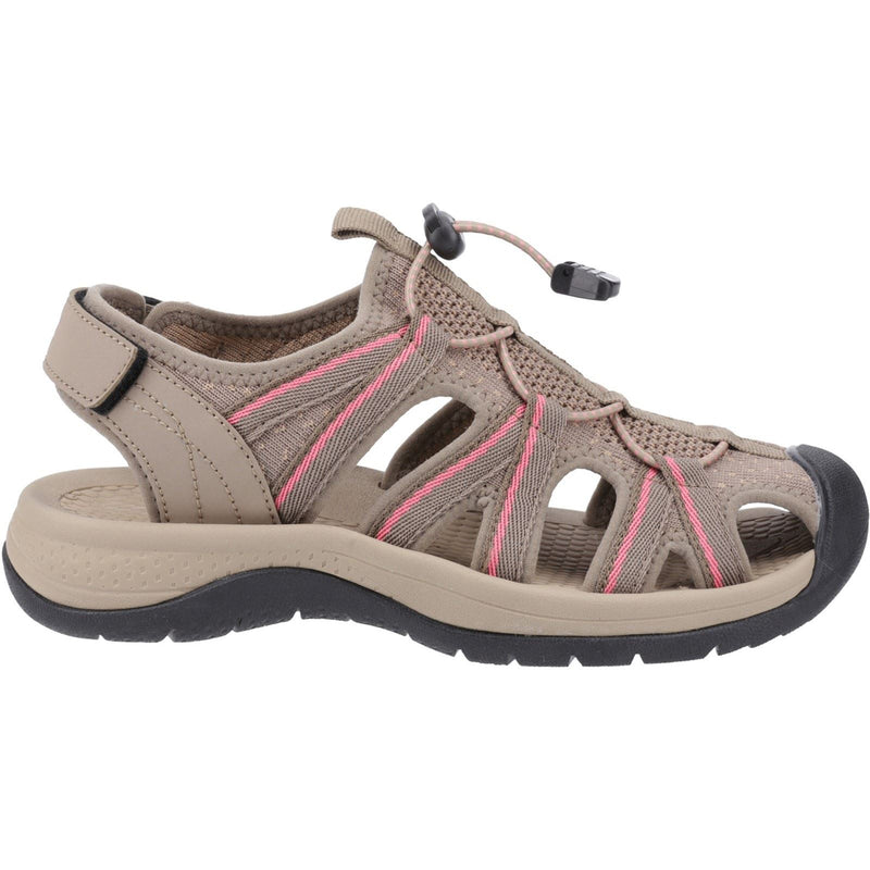 Cotswold Upton Sandales Pour Femmes En Taupe/Rose