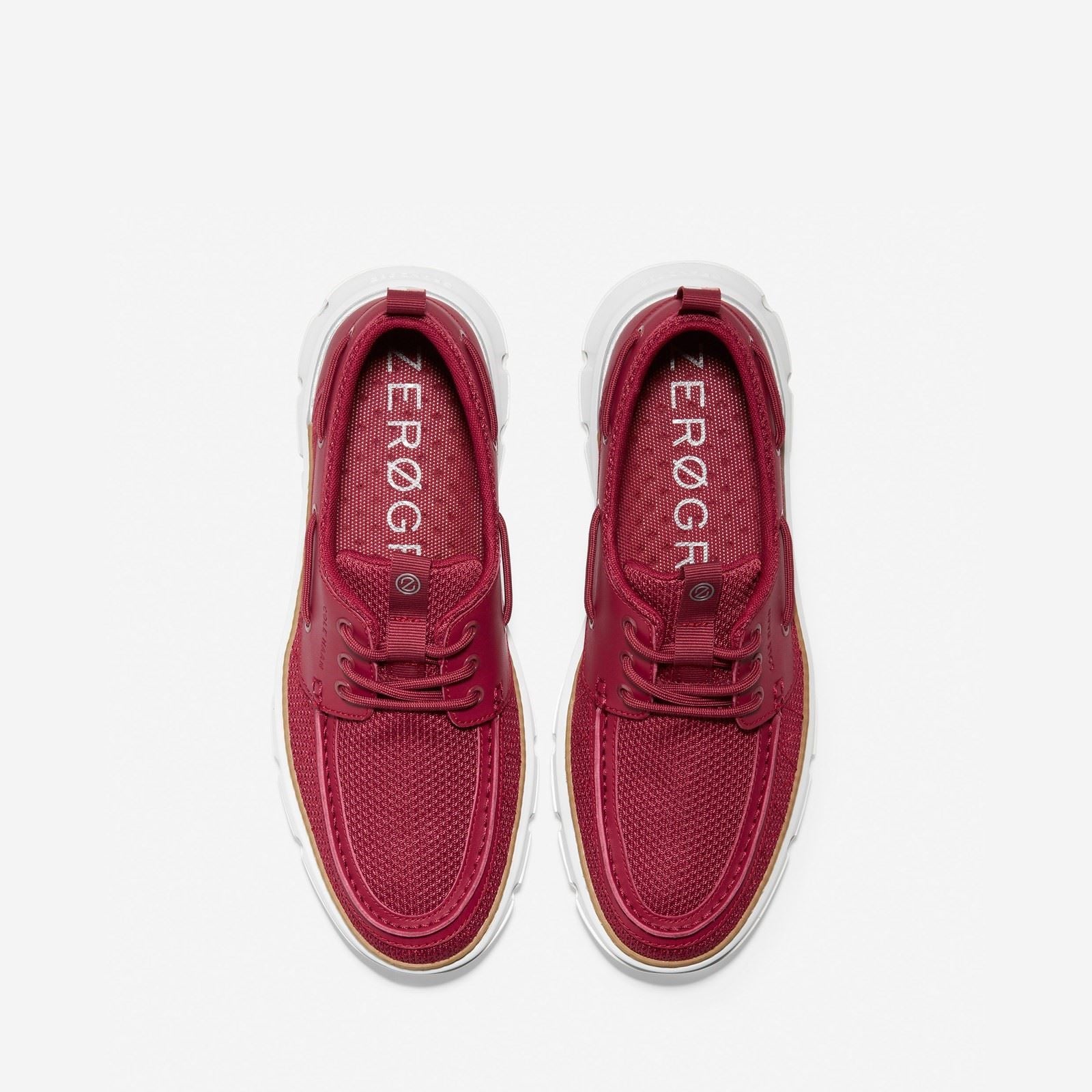 Cole Haan 4.ZeroGrand Regatta Chaussures Bateau Rouges Pour Homme