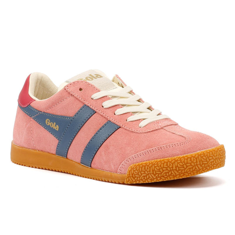 Gola Elan Baskets Femme En Daim Rose