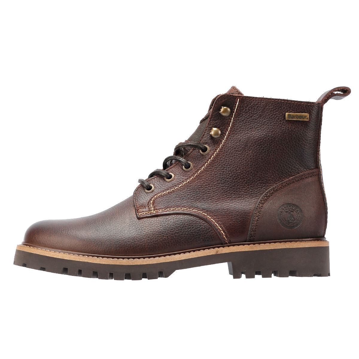 Barbour Foggy Bottes en cuir marron pour hommes