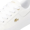 Lacoste Ziane Platform Baskets Blanches En Cuir Pour Femmes
