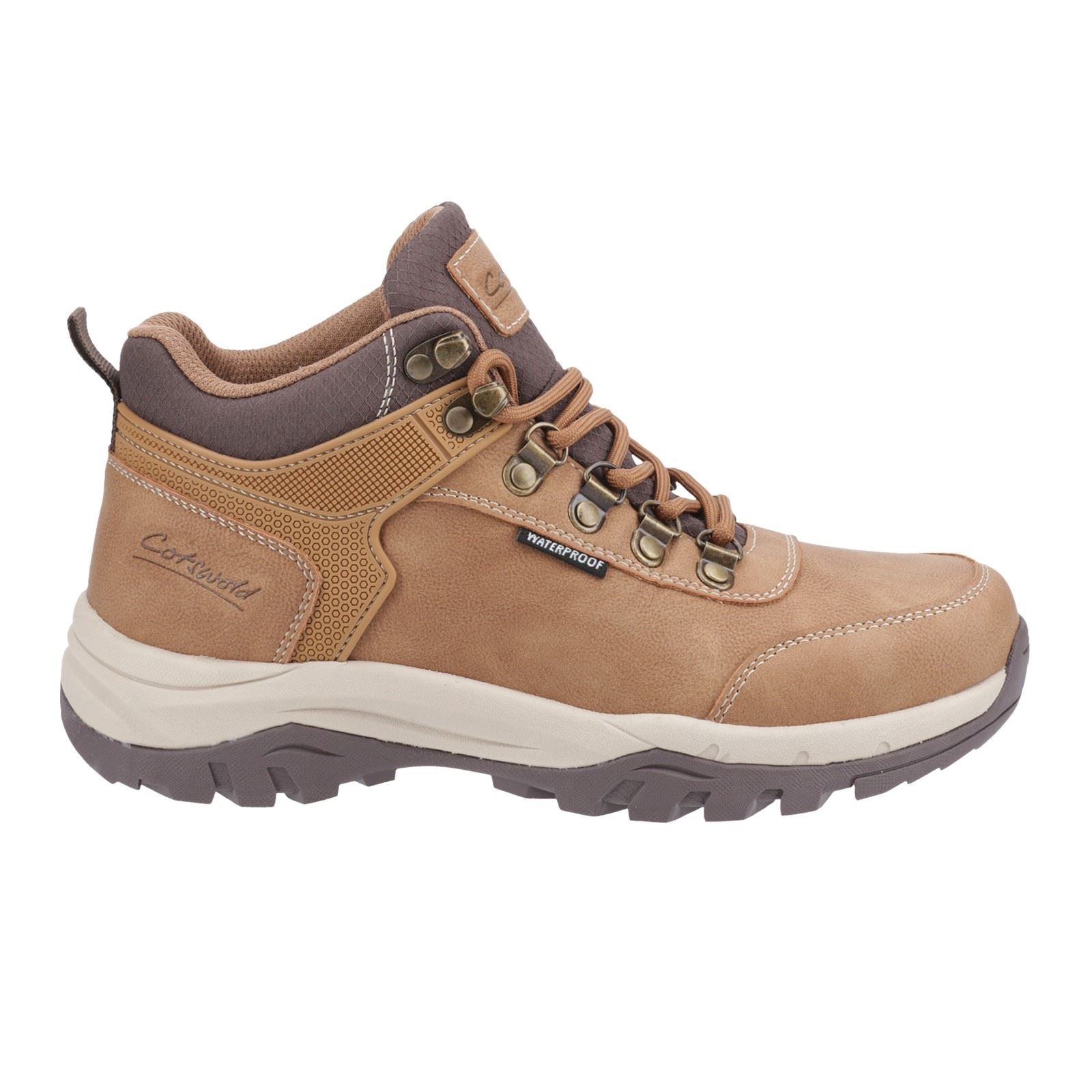 Cotswold Overbury Bottes De Randonnée Pour Femmes En Polyuréthane Couleur Tan