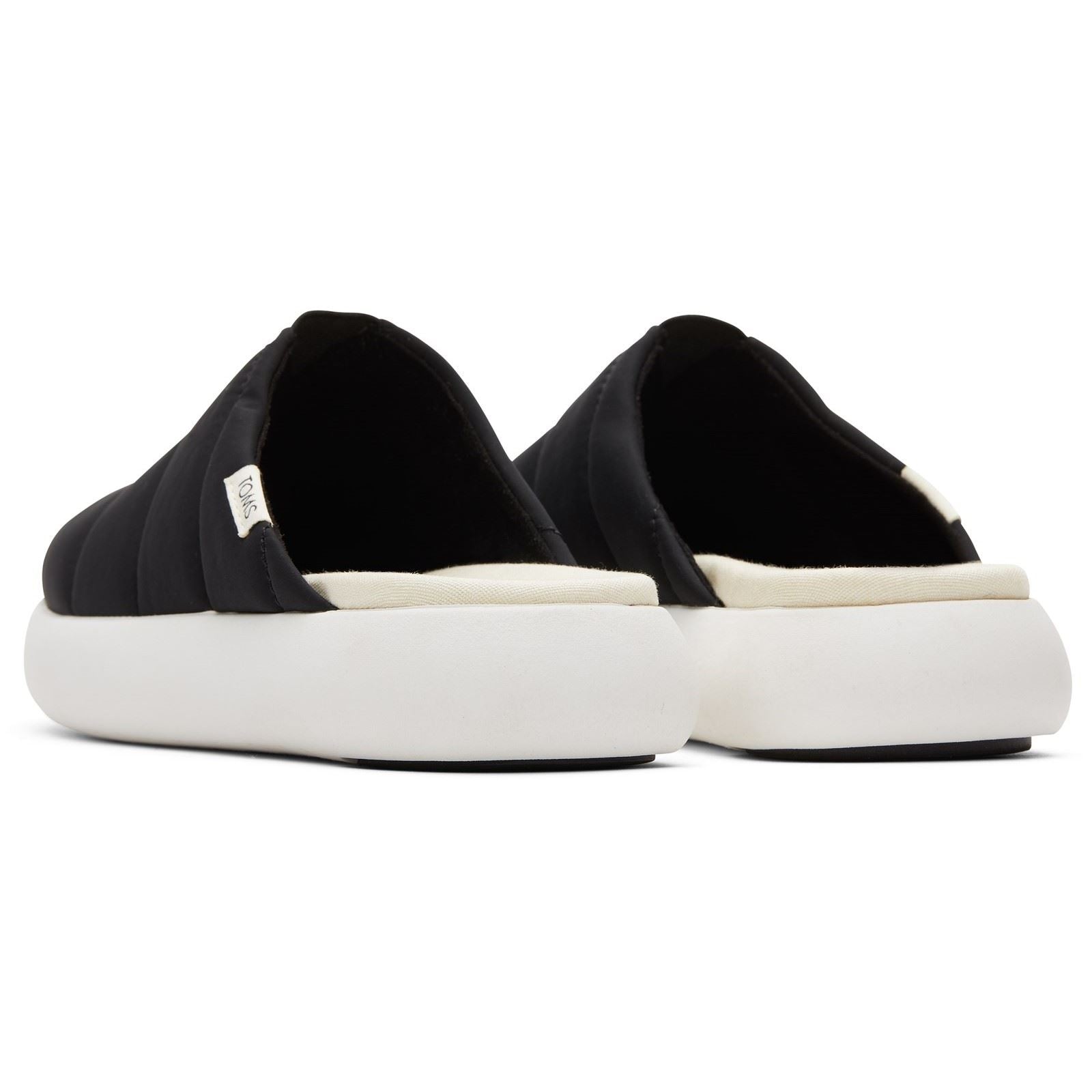TOMS Alpargata Mallow Mules Noires En Nylon Pour Femmes