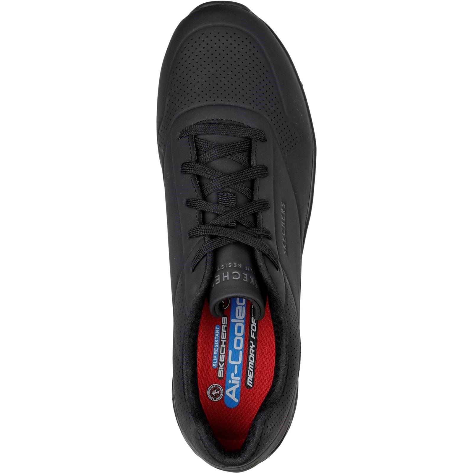 Skechers Workwear Work Relaxed Fit: Uno SR - Sutal Baskets De Sécurité Noires Pour Hommes