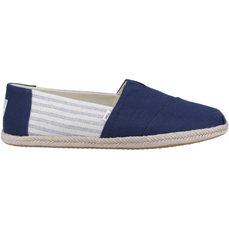 TOMS Alpargata Rope Espadrilles Pour Hommes En Coton 100 %, Couleur Marine.