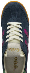 Gola Elan Glitz Baskets Bleues Pour Femmes Suède