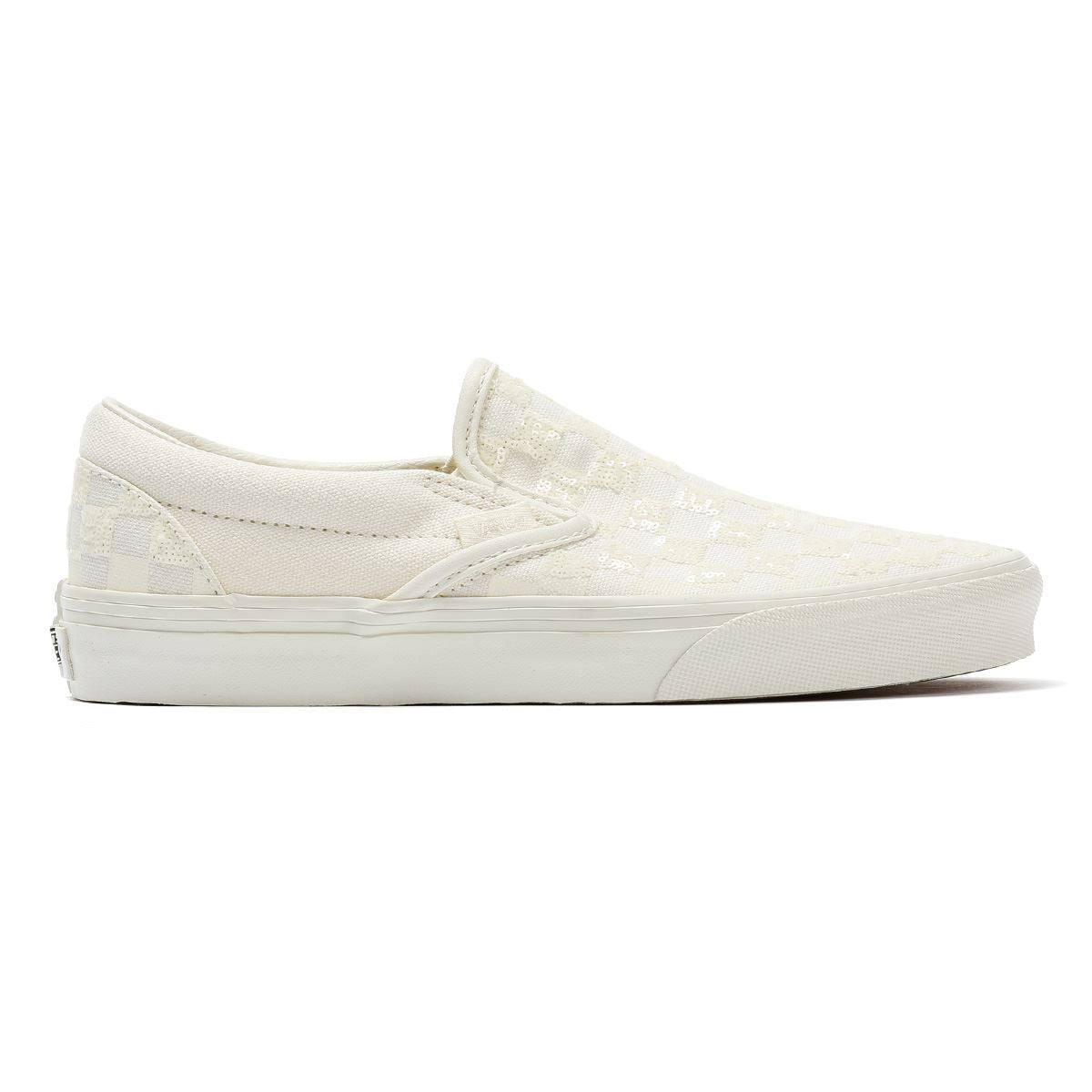 Vans Classic Slip-On Baskets Blanches En Toile