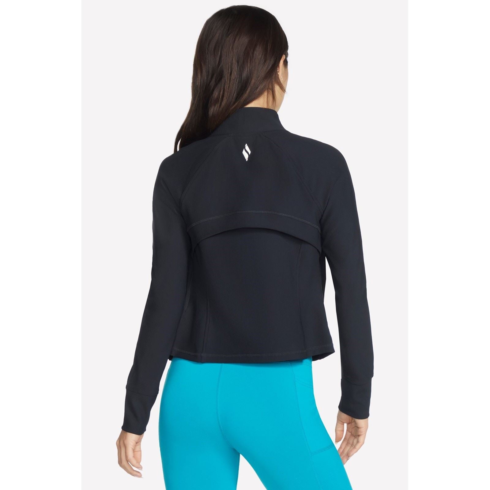 Skechers GOflex Rib Vestes De Sport Noires Pour Femmes