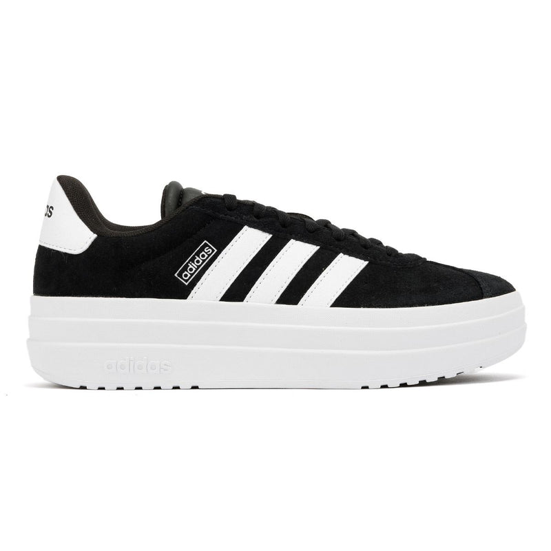 Adidas VL Court Bold Baskets Noires En Cuir Pour Femmes