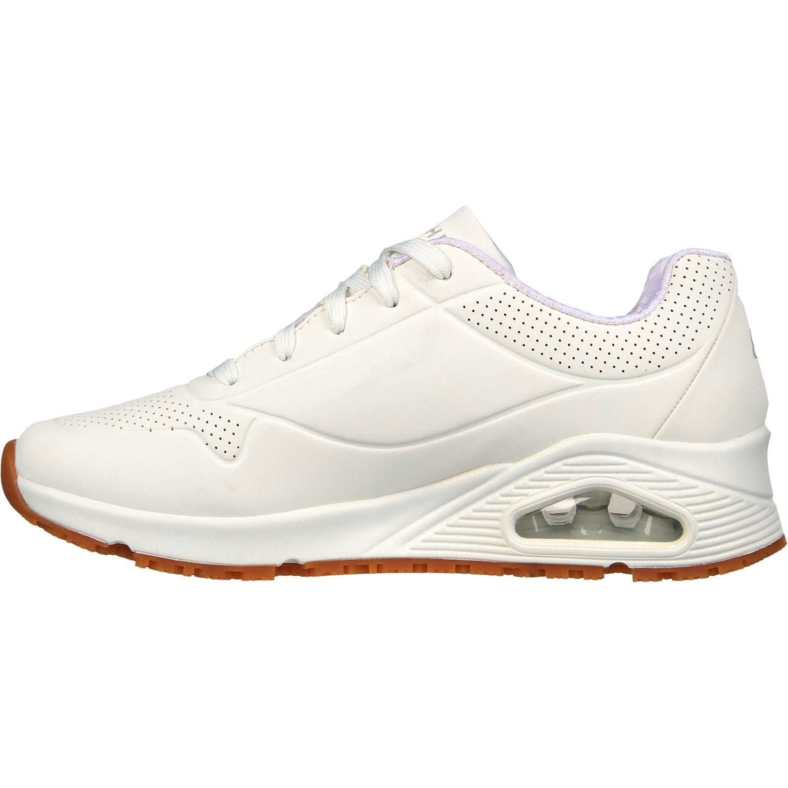 Skechers Workwear Work Relaxed Fit: Uno SR Baskets De Sécurité Blanches Pour Femmes