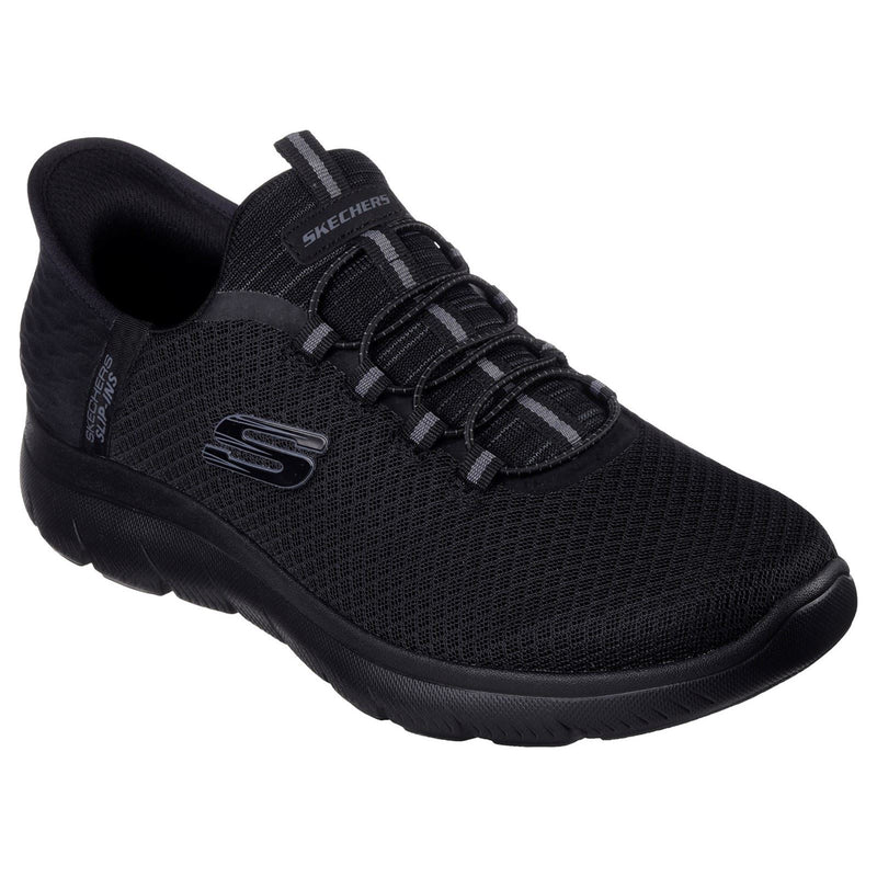 Skechers Summits High Range Baskets Noires Pour Hommes En Synthétique