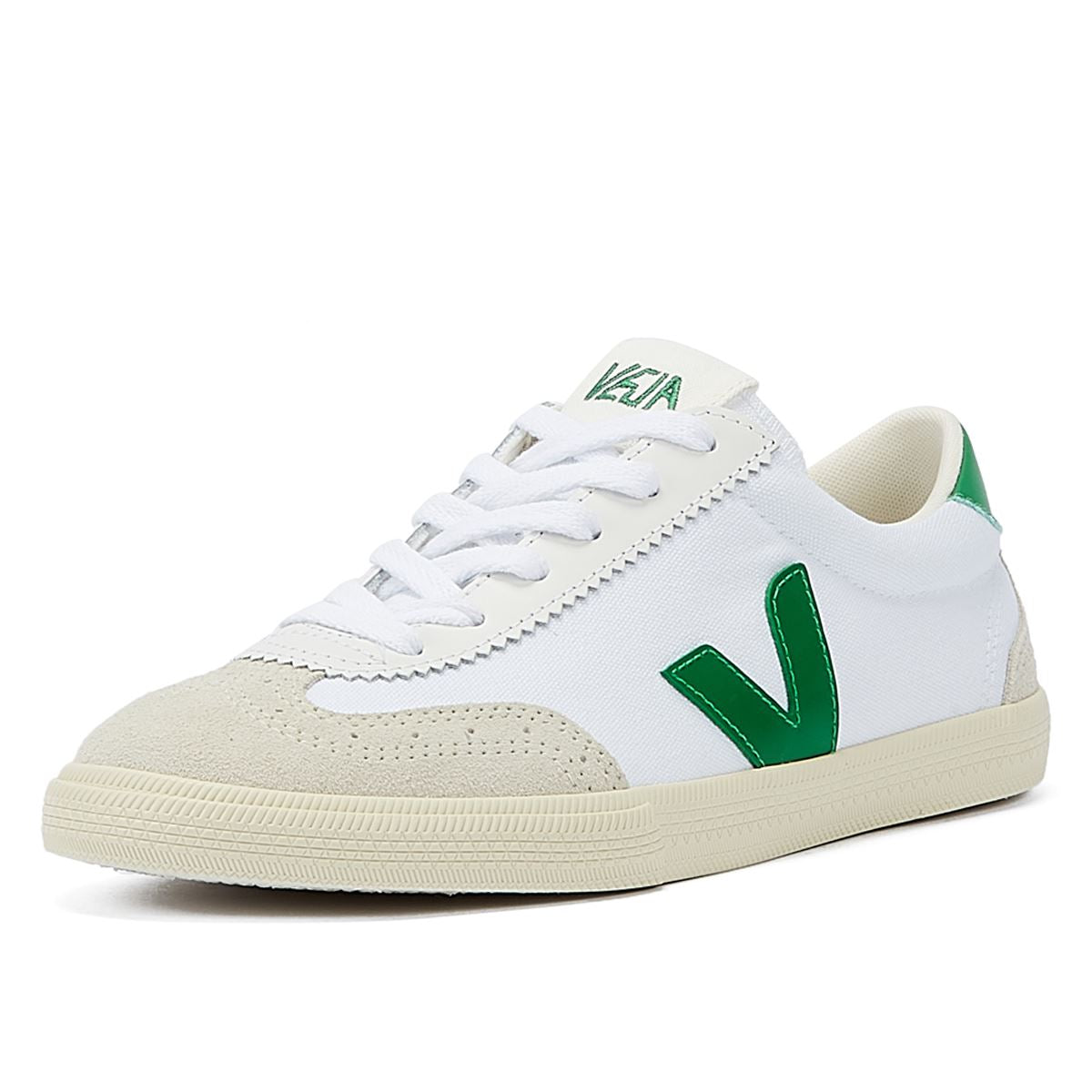 Veja Volley Emeraude Baskets Blanches/Vertes Pour Femmes