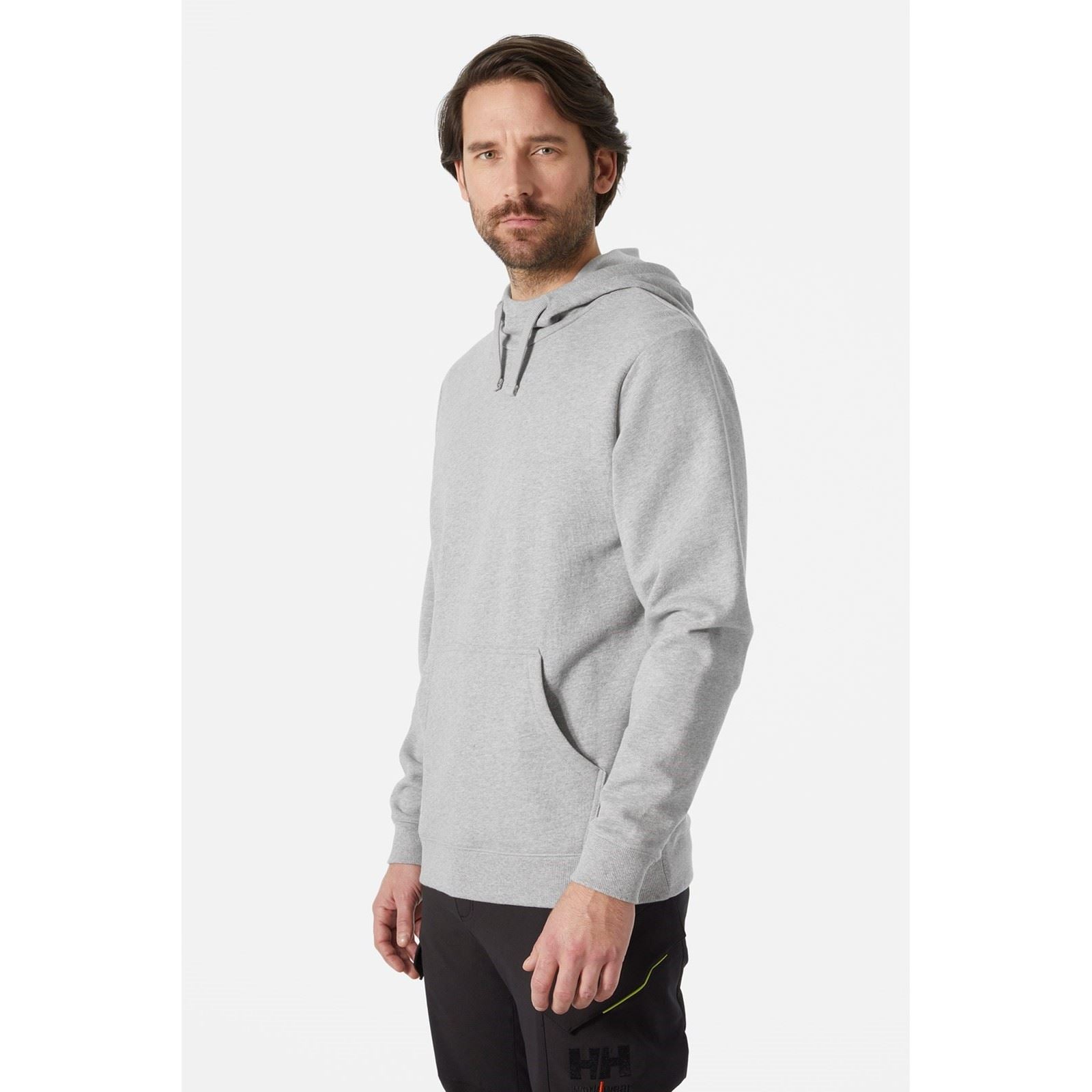 Helly Hansen Workwear Classic Sweat À Capuche Gris En Coton Pour Homme