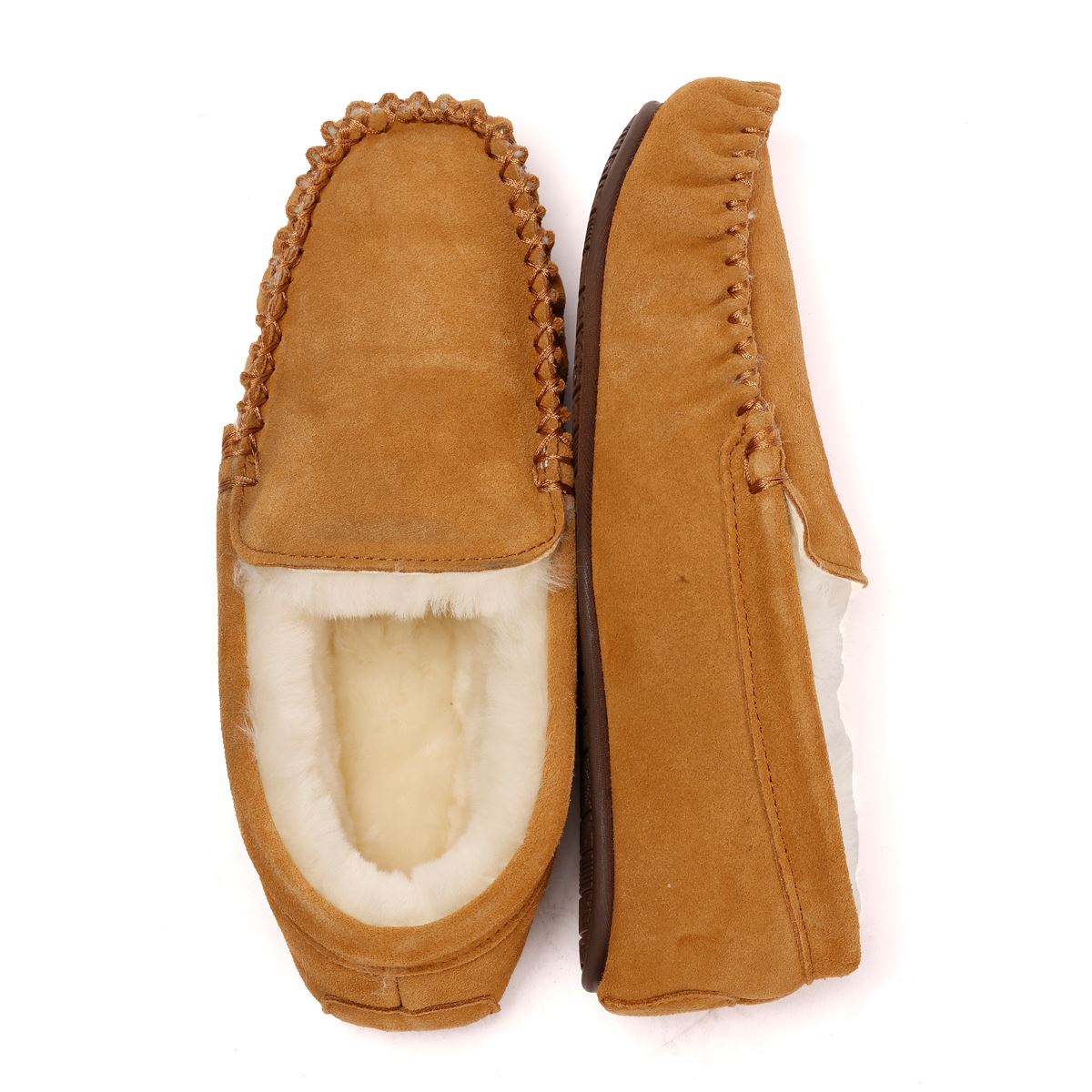 Osprey London The Sunday Chaussons Marron En Suède Pour Homme