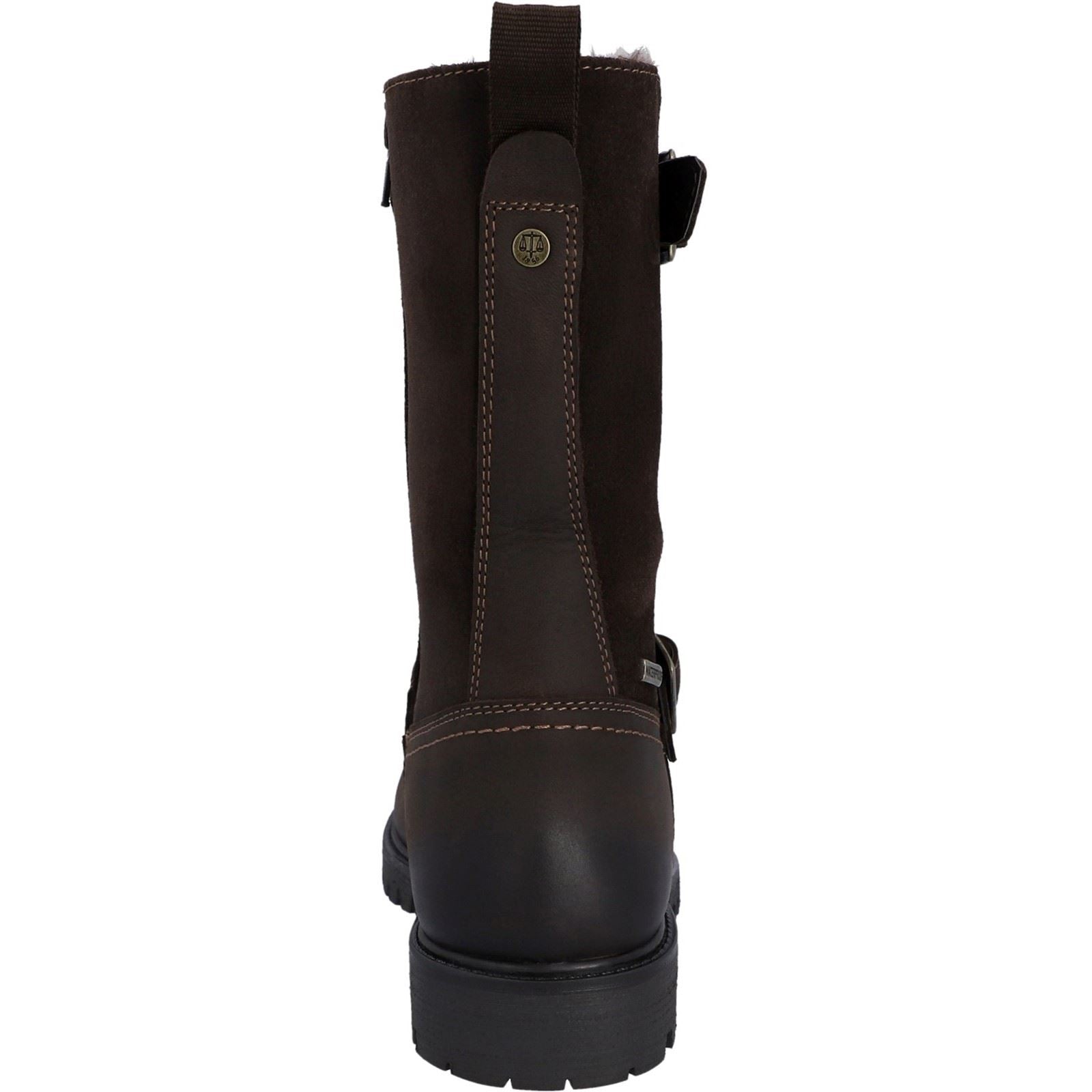 Hunter Ness Bottes Marron En Cuir Pour Femmes