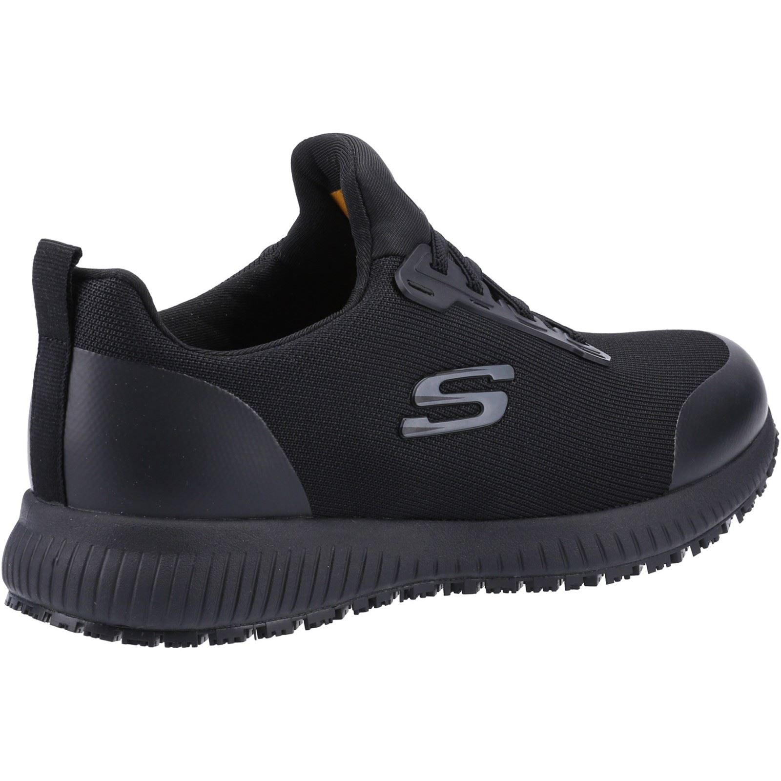 Skechers Workwear Squad Sr Wide Baskets De Sécurité Noires En Textile Pour Femmes