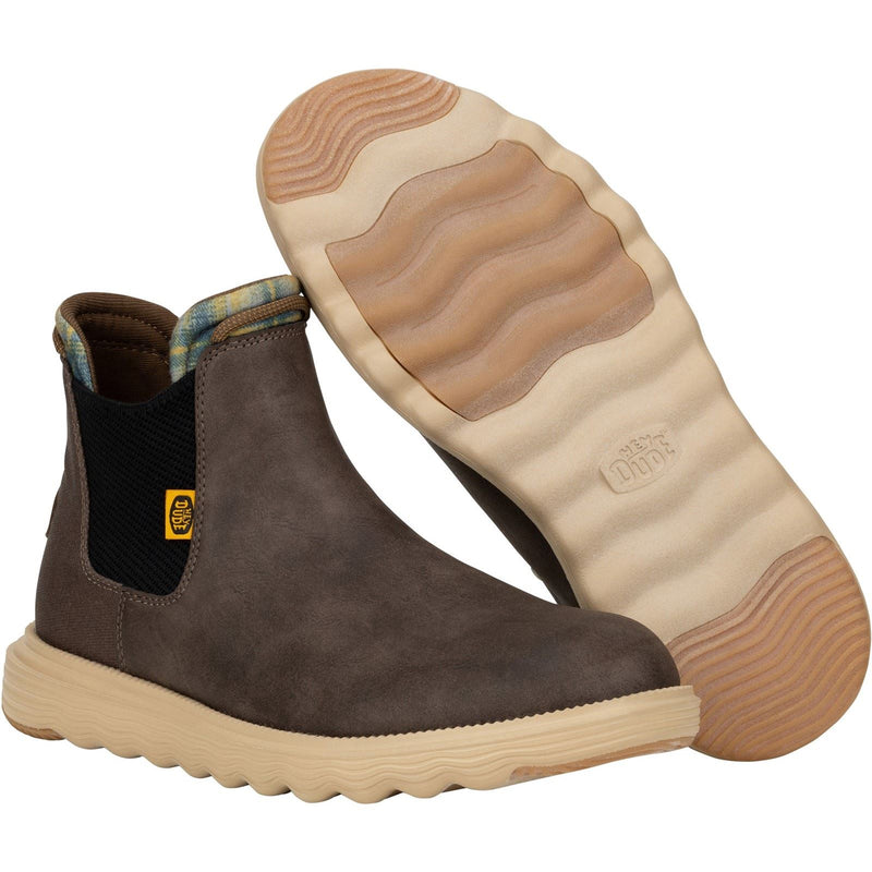 HEYDUDE Branson Classic Bottes Brunes Désert Pour Hommes