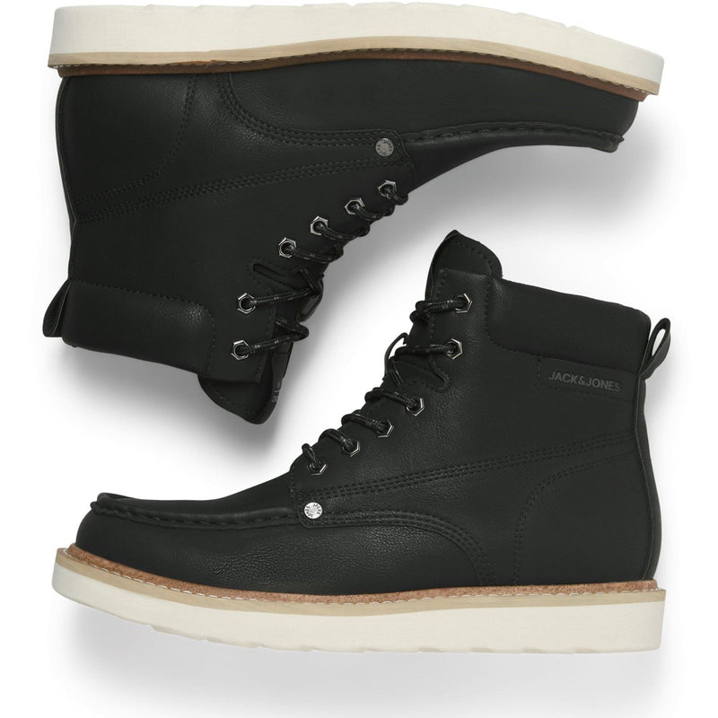 Jack & Jones Archway Moc Bottes De Chelsea Anthracite En Polyuréthane Pour Hommes