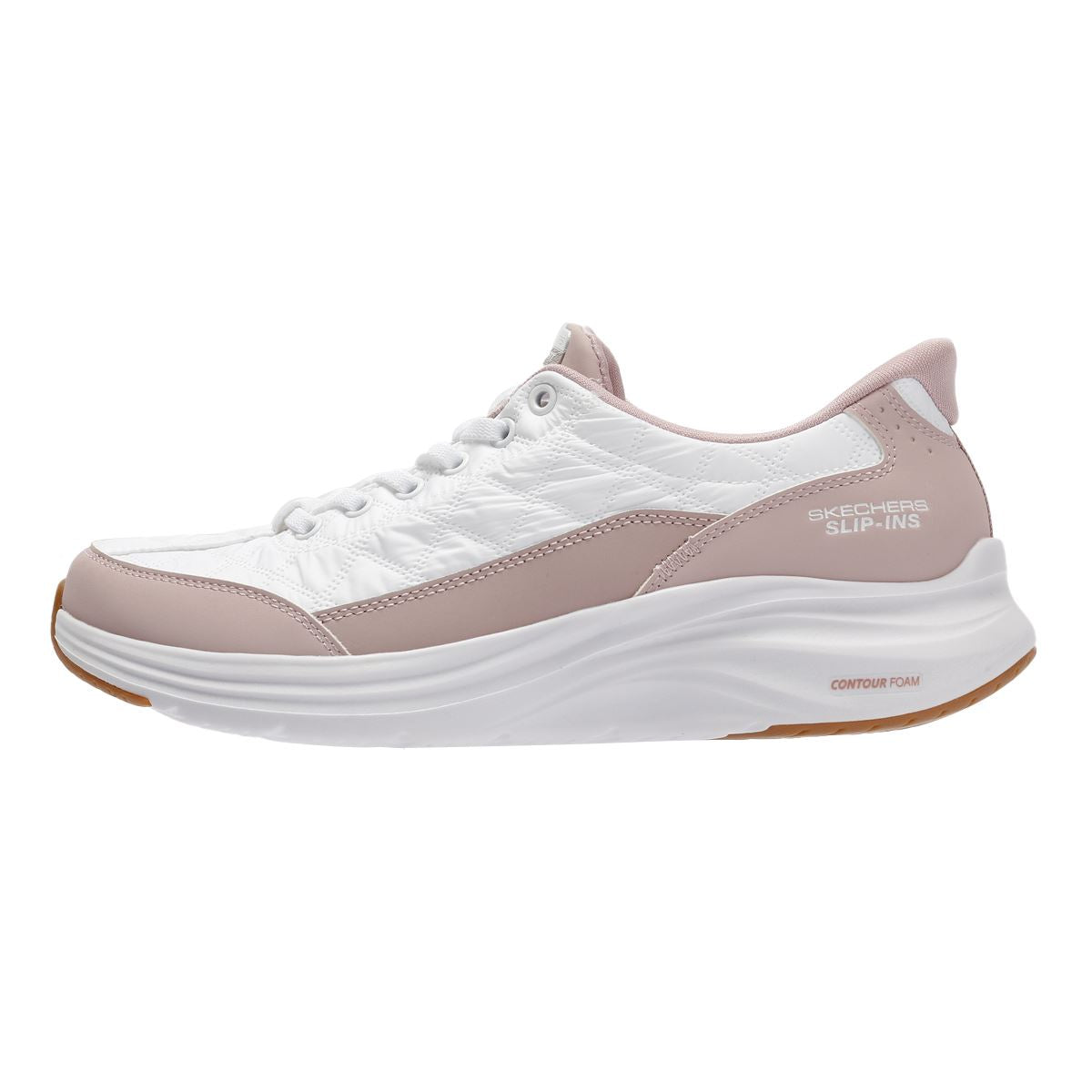 Skechers Slip-Ins Contour Foam Cozy Fit Baskets Blanches Pour Femmes