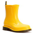 Dr. Martens 1460 Rain Pull On Bottes En Caoutchouc Jaunes Pour Femmes