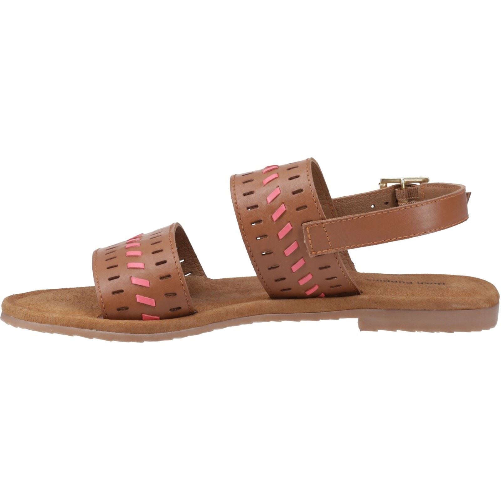 Hush Puppies Hadley Sandales En Cuir Pour Femme Couleur Tan