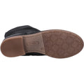 Hush Puppies Emilia Bottes Noires En Cuir Pour Femmes