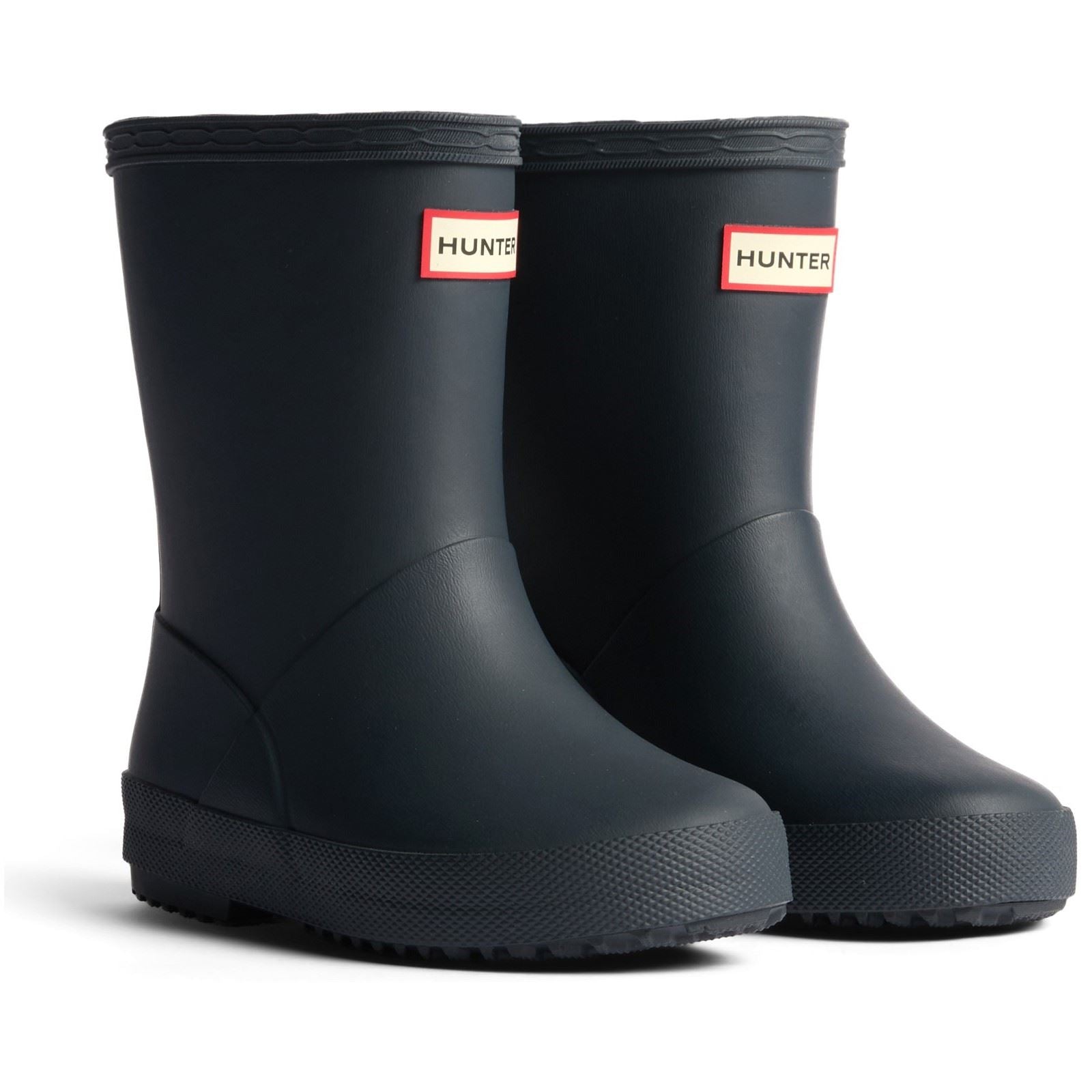 Hunter Kids First Insulated Bottes De Pluie En Caoutchouc Unisexes Pour Enfants Bleu Marine