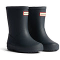 Hunter Kids First Insulated Bottes De Pluie En Caoutchouc Unisexes Pour Enfants Bleu Marine