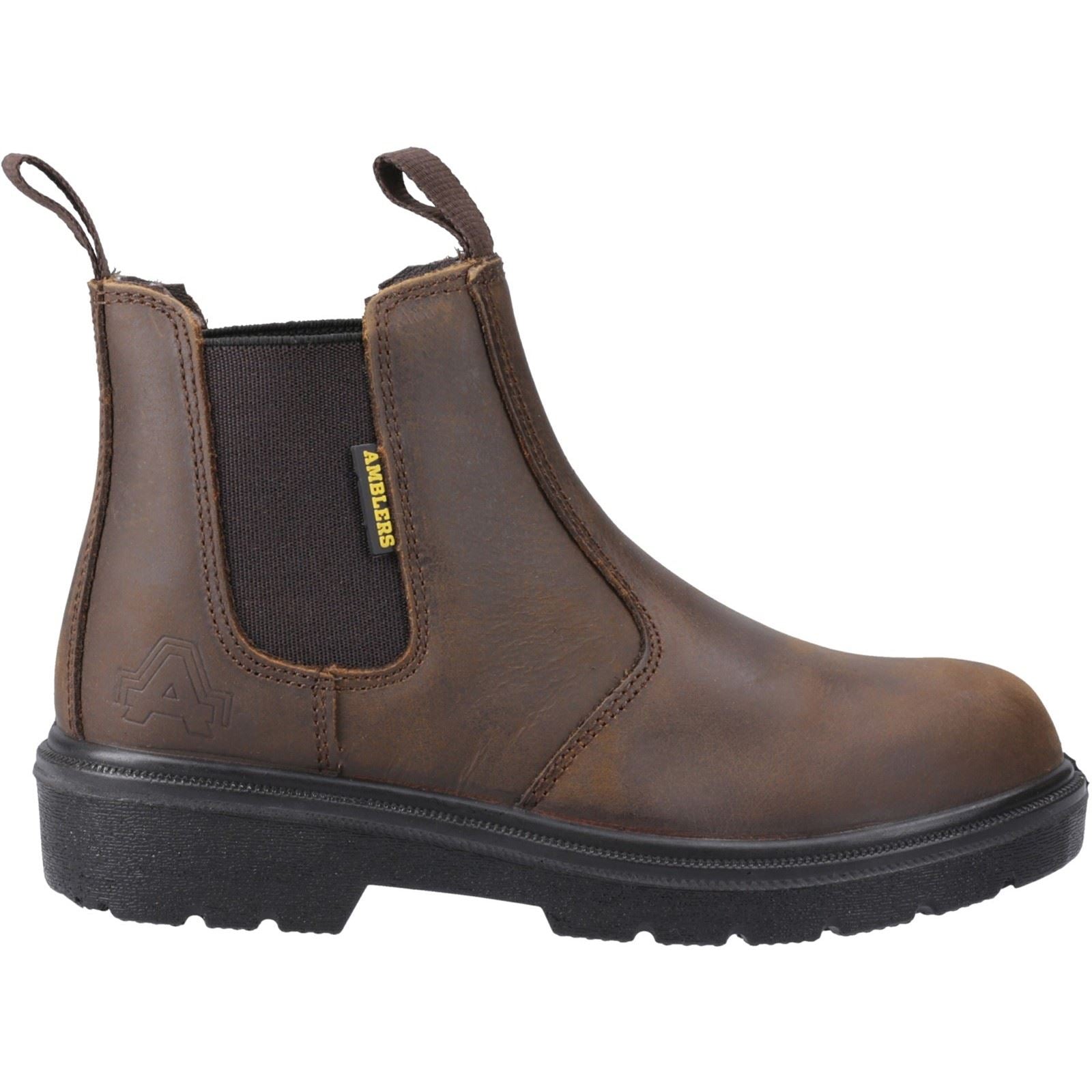 Amblers Safety  Bottes De Sécurité En Cuir Marron Fs128