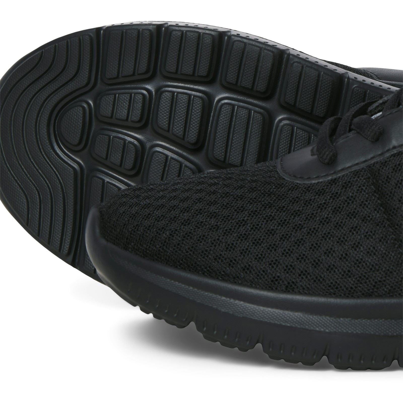Jack & Jones Taylor Mesh Baskets Noires En Polyuréthane Pour Homme