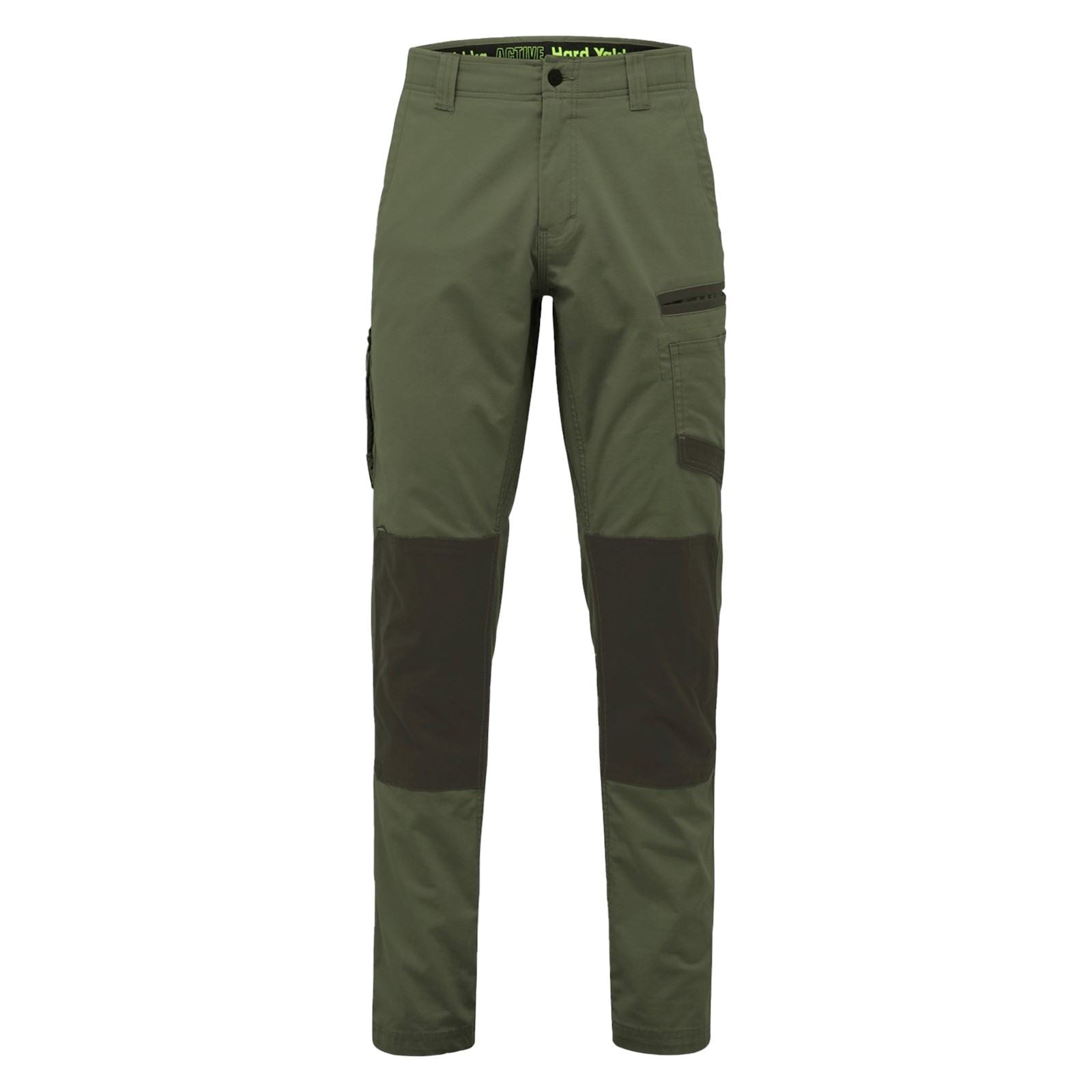 Hard Yakka Raptor Active Pantalons D'extérieur Pour Hommes En Coton Verts