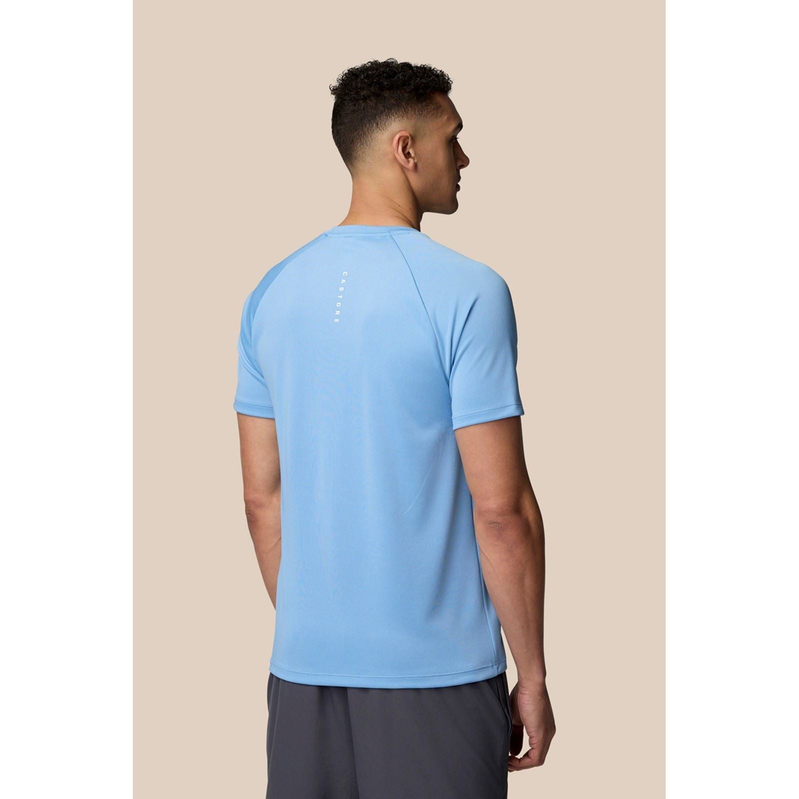 Castore Adapt Training T-Shirt De Sport Actifs Pour Hommes En Polyester Noir