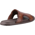 Hush Puppies Callum Slide Sandales Homme En Cuir Marron