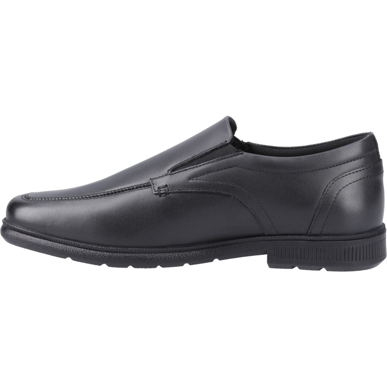 Pod Carpenter Chaussures Noires Pour Garçons En Cuir