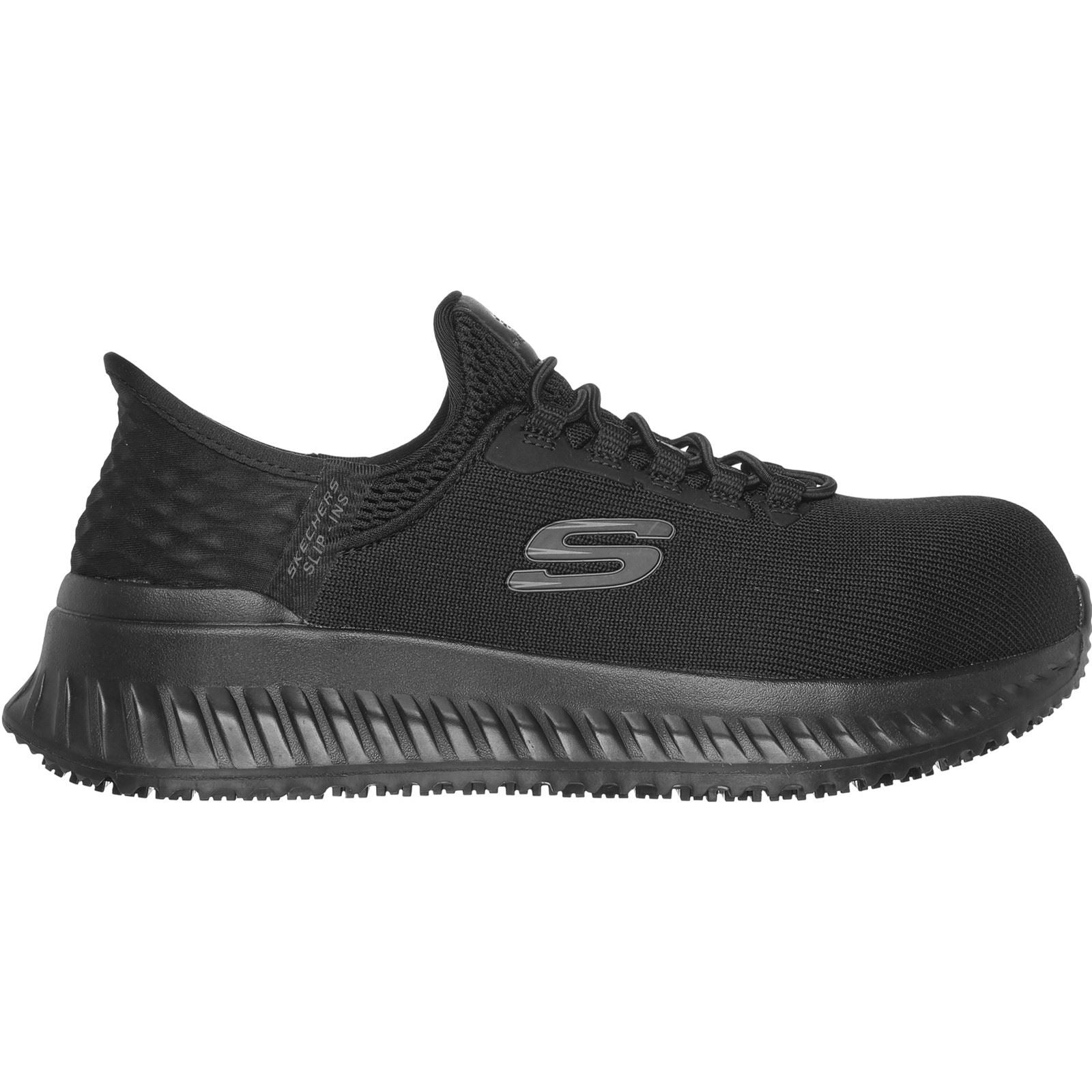 Skechers Workwear Tilido Ombray Basket De Sécurité Pour Femmes En Mesh Noires