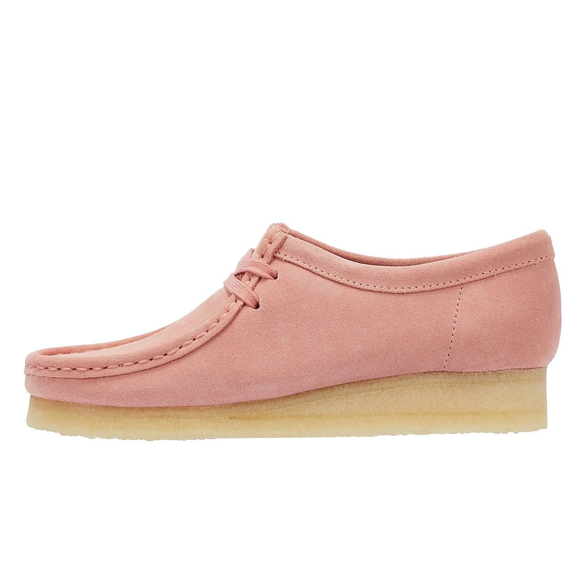 Clarks Originals Wallabee Chaussures En Daim Rose Poudré Pour Femmes