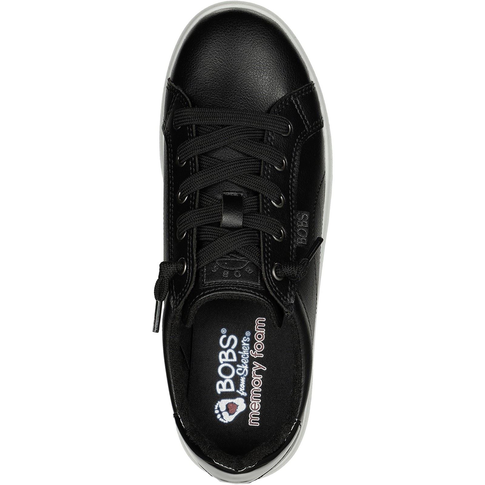 Skechers BOBS D'Vine Instant Delight Baskets Noires Pour Femmes En Matière Synthétique