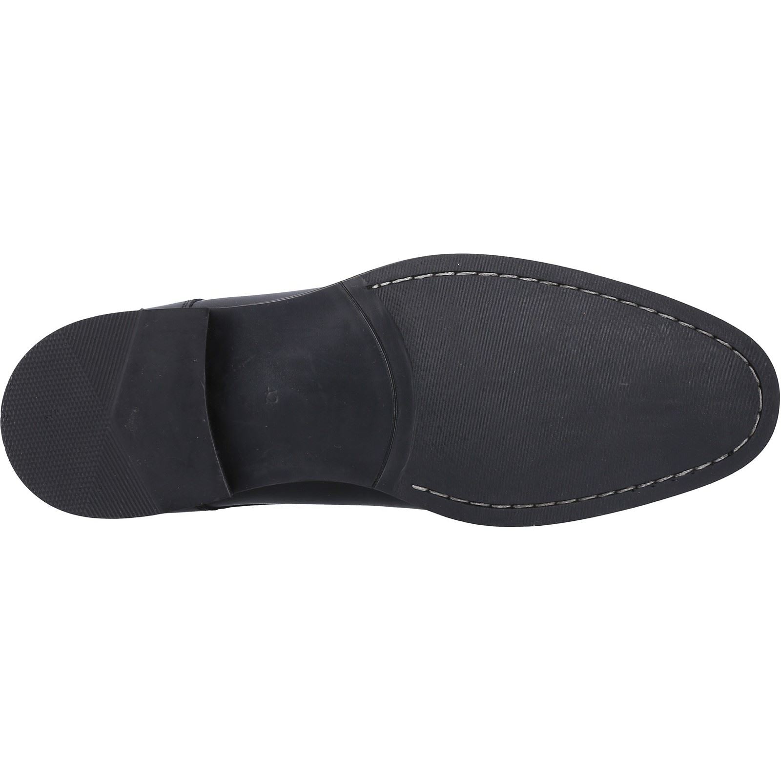 Hush Puppies Declan Lace Bottes En Cuir Noires Pour Hommes