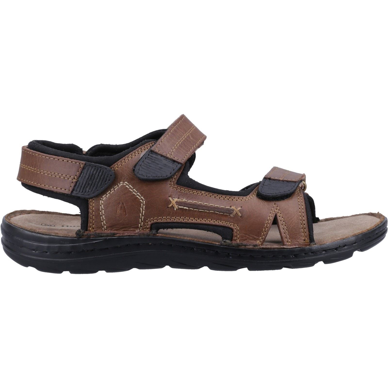 Hush Puppies Alistair Sandales Pour Hommes En Cuir Marron