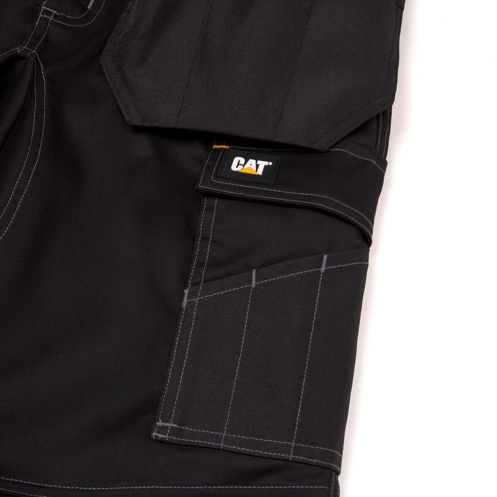 Caterpillar Essential Knee Pocket Stretch Holster Pantalons De Plein Air Pour Hommes En Polyester Noirs