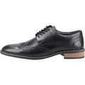 Hush Puppies Dustin Brogue Chaussures Richelieu Noires En Cuir Pour Hommes