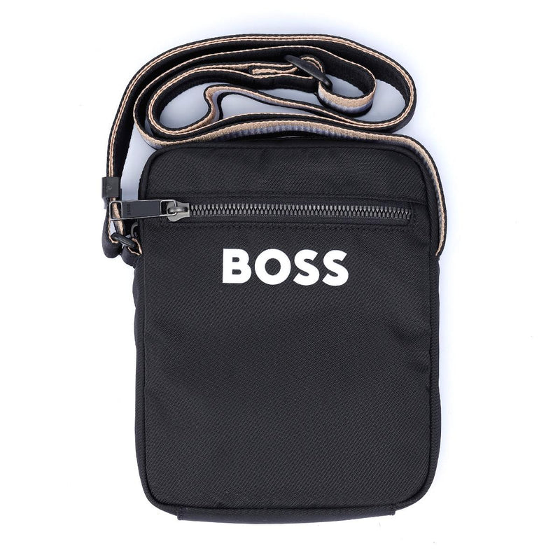 Boss Catch Zip Sac Bandoulière Noir Pour Homme En Polyester