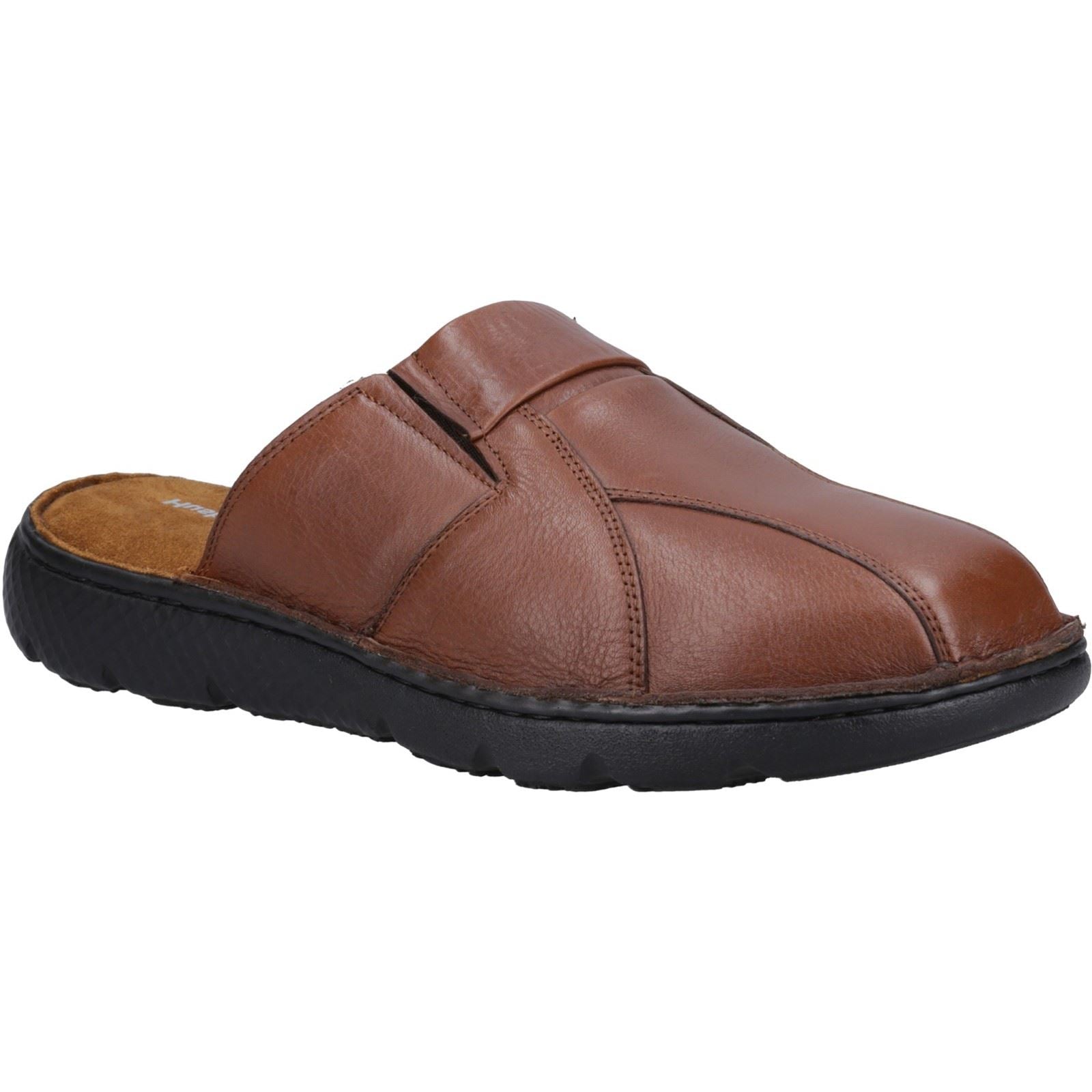 Hush Puppies Carson Mules En Cuir Pour Hommes, Marron