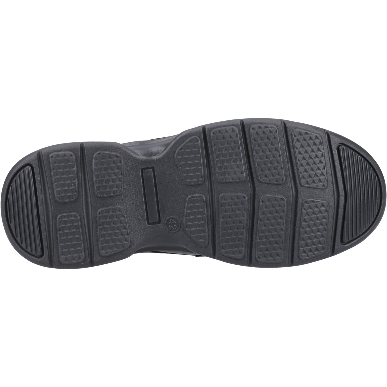 Hush Puppies Hugh Chaussures En Cuir Noir À Lacets Pour Hommes