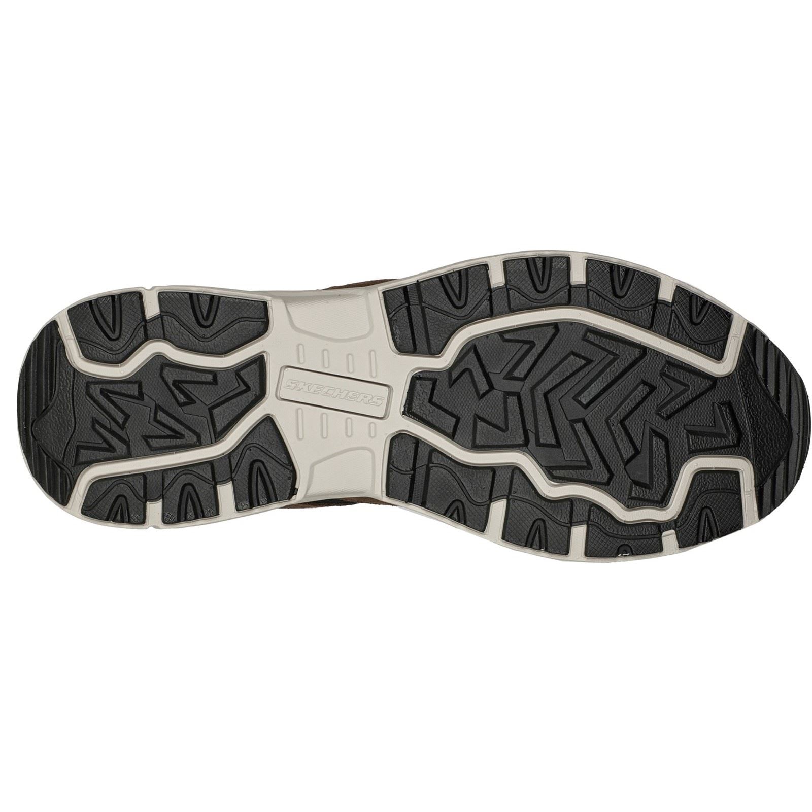 Skechers Oak Canyon Sunfair Bottes De Randonnée En Cuir Pour Hommes, Marron/Noir
